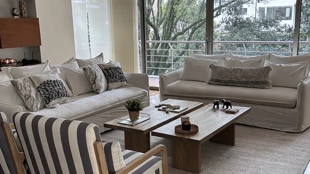 Apartamento con vista a los árboles