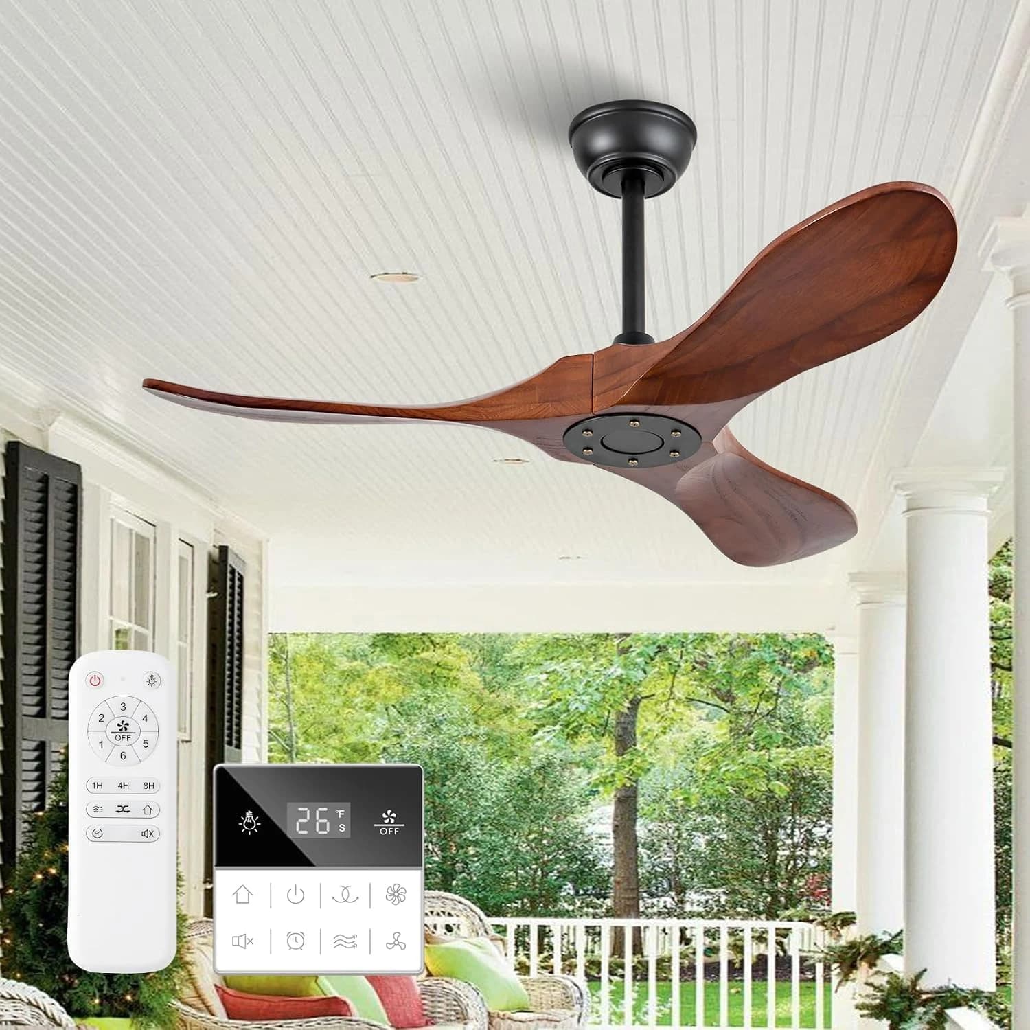 Ventilador de Techo Madera 42"